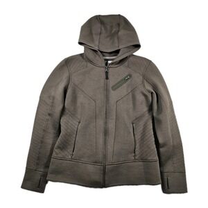 5.11 Tactical Womens Artemis Hoodie Large Kangaroo Brown Full Zip Jacket 62079